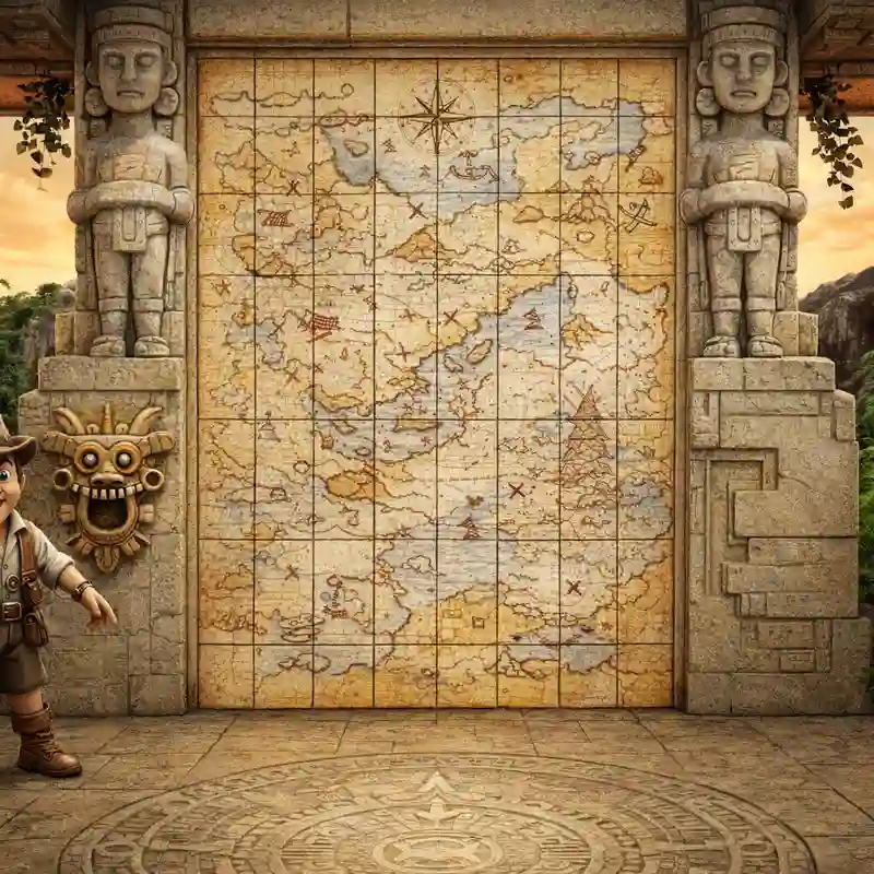 Gonzo Treasure Map Live Game Show by Evolution Gaming